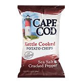 Cape Cod&nbsp;&nbsp;kettle cooked potato chips, sea salt & cracked pepper Full-Size Picture
